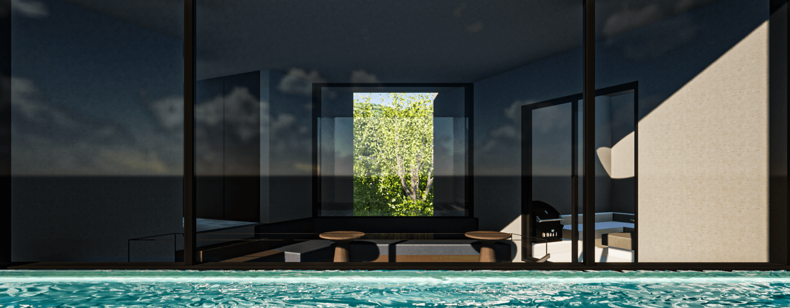 プール・テラス