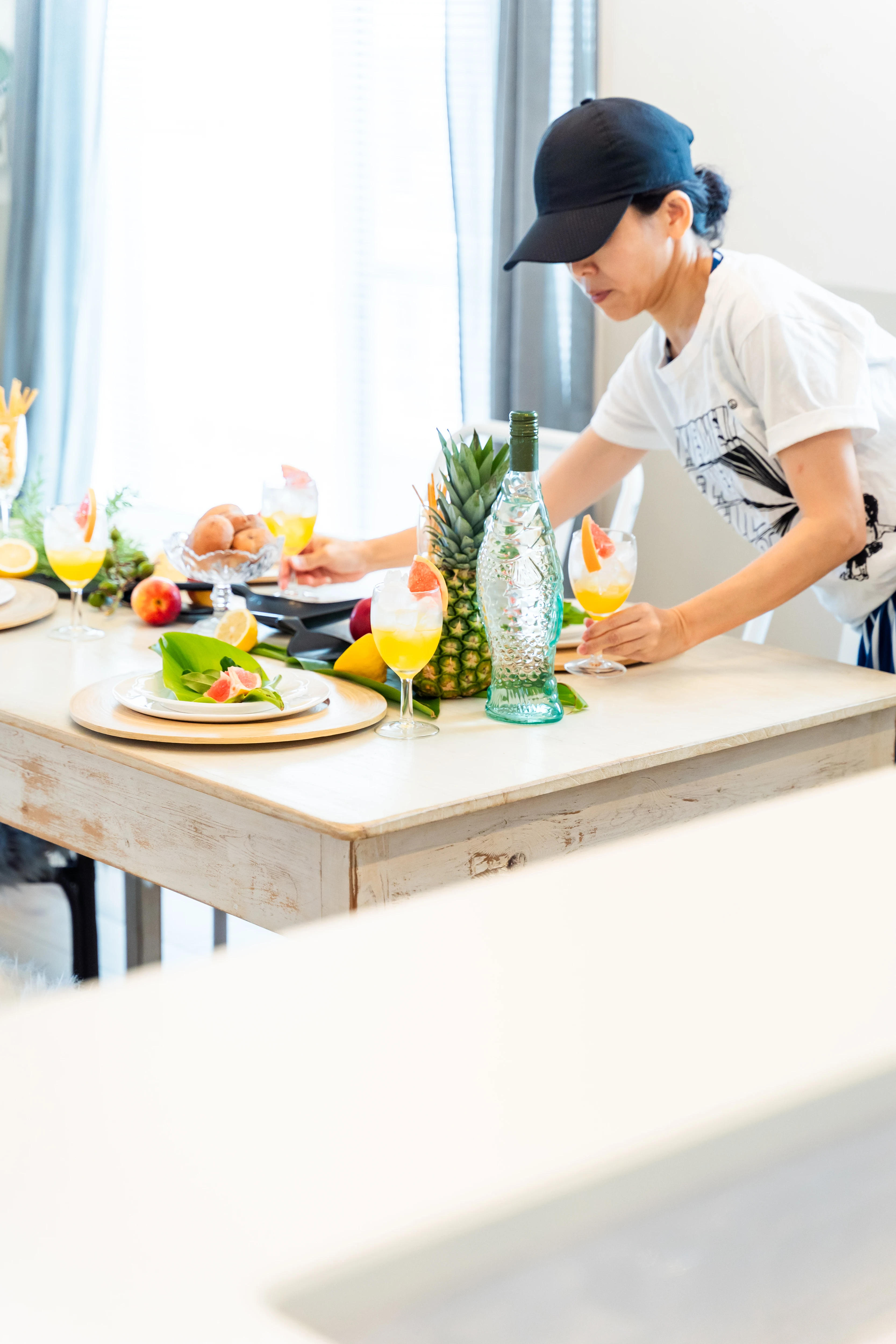 2층에서 본 바다 전망