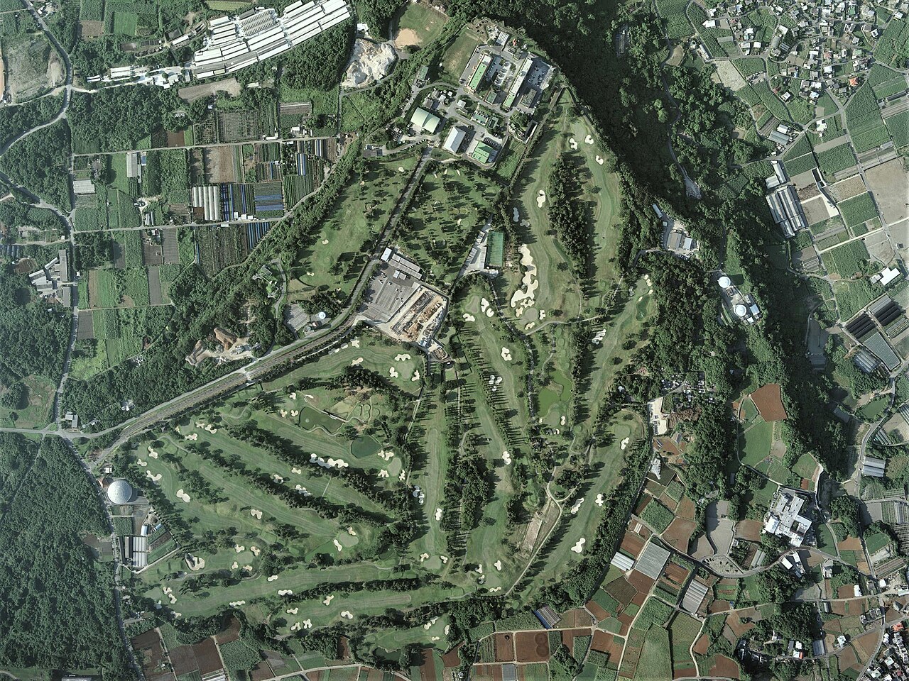 나하 골프클럽 항공사진