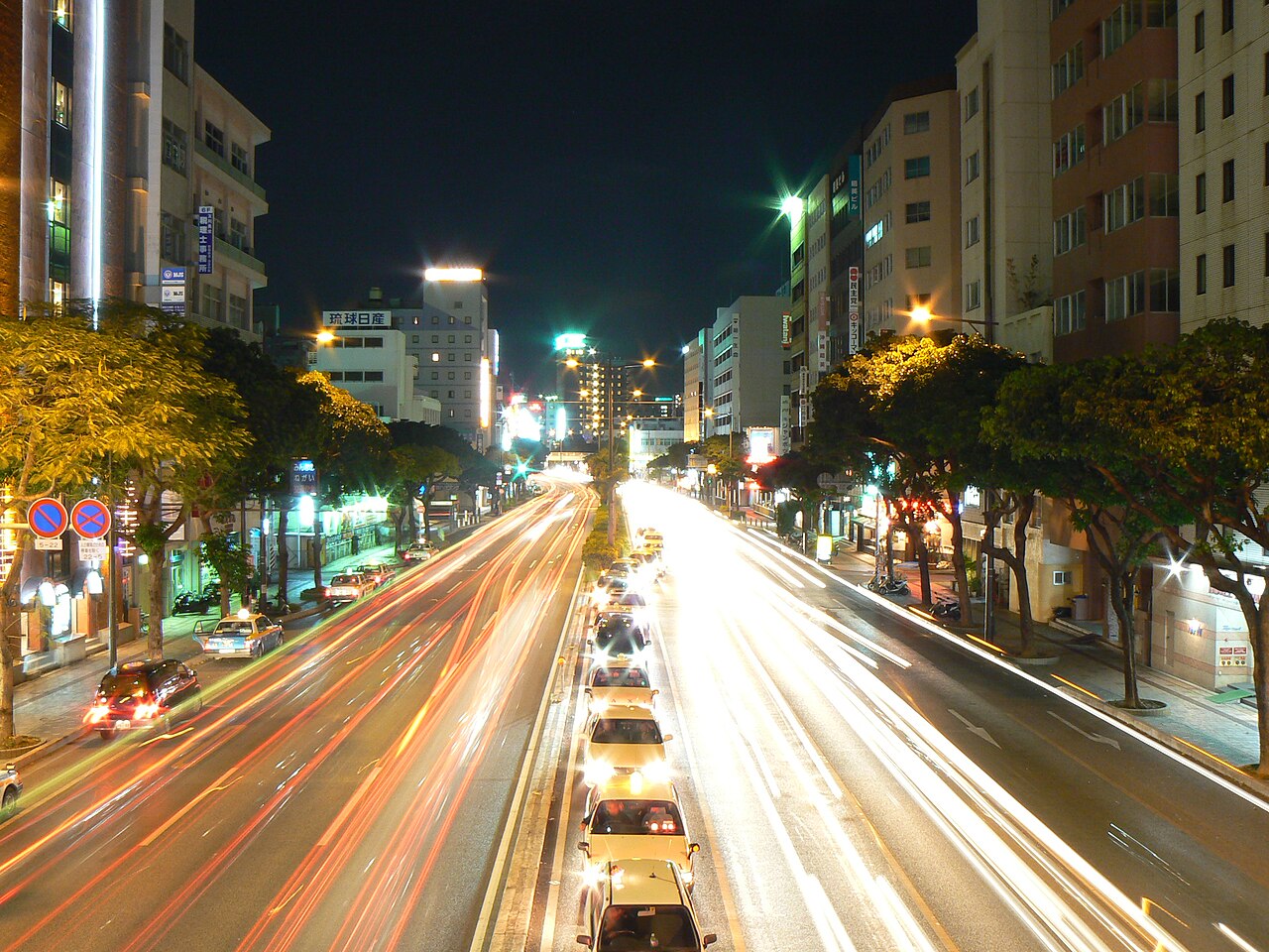 沖繩58號國道行車風景