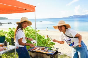 오키나와에서 빈손으로 즐기는 BBQ